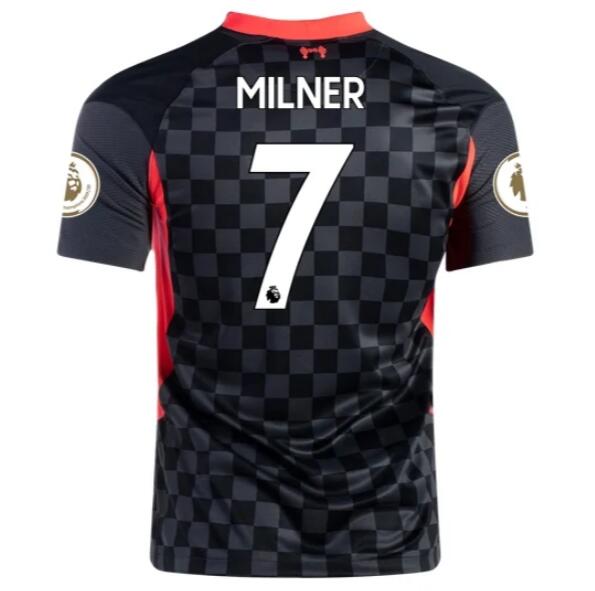 Liverpool Football Kit Third Soccer Jersey JAMES MILNER #7 2020/21